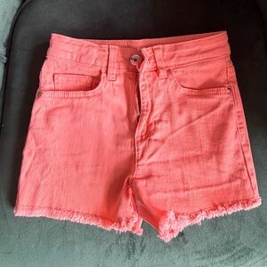 Primark Coral Denim Kids Shorts